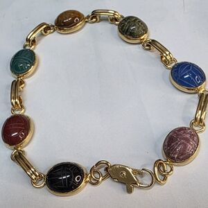Elegant Multicolor Gemstone Bracelet